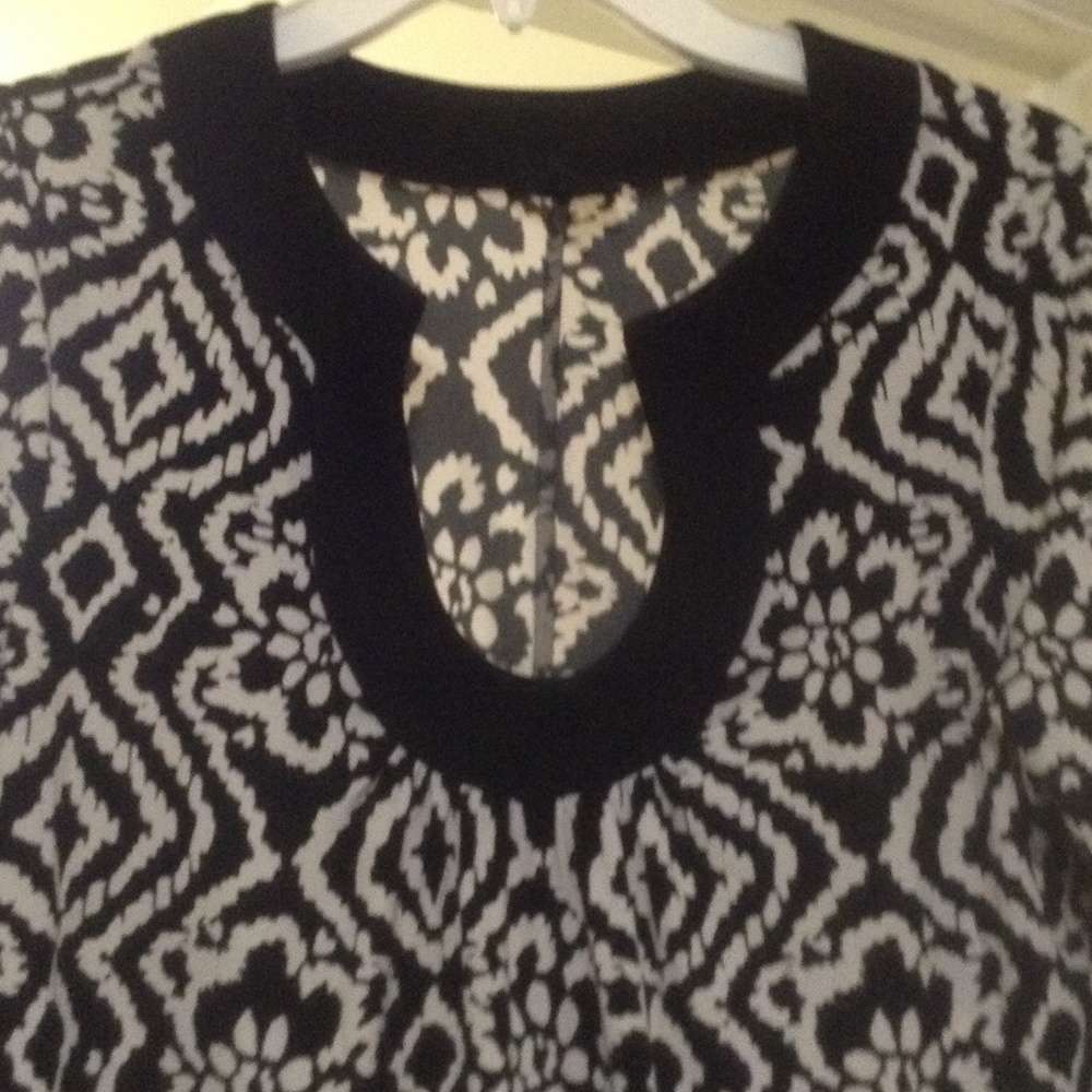 Black and white dress